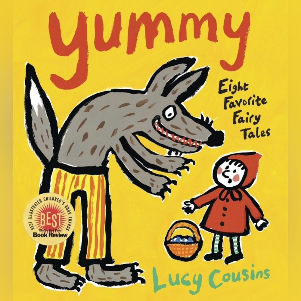 Autographed HardCover Book Lucy Cousins Yummy: Eight Favorite Fairy Tales Maisy